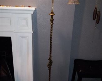 Antique Brass Floor Lamp