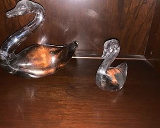 Glass Swans