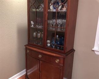Genuine Mahogany China Hutch