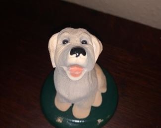 Byers Choice HIGHLY collectible Dolls - Carolers Dog