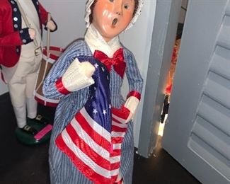 Byers Choice HIGHLY collectible Dolls - Betsy Ross