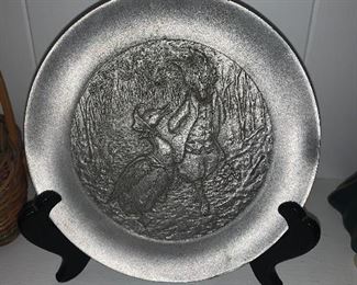 Pewter plate
