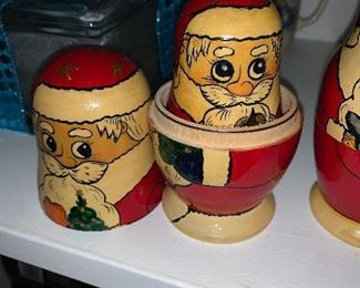 Babushka Santa Dolls