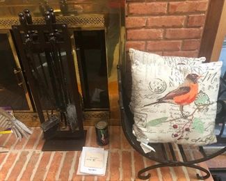 . . . against the psycho finch and her fireplace-implement robo guard