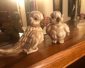 Two very adorable birds