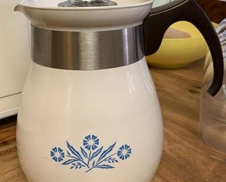Vintage Corning Coffee Pot