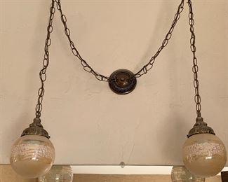 Vintage Swag Light Fixture