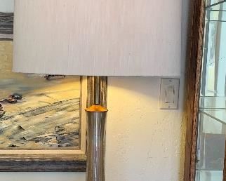 Vintage Iridescent Table Lamp