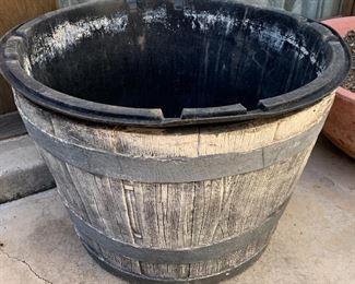 Wine Barrel Planter