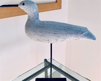 $20 - Carved gull on stand