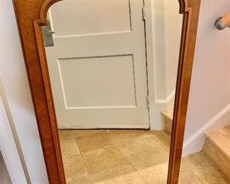 $150 - Mirror with decorative frame; 48" H x 26.5" W x 1" depth