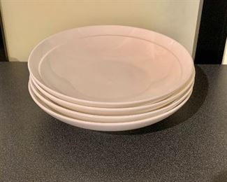 $20 - Four (4) Crate and Barrel large bowls; 8.5" diameter