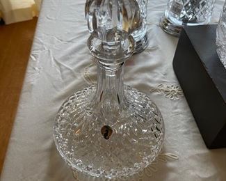 waterford decanter with box