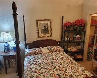 vintage queen-size poster bed