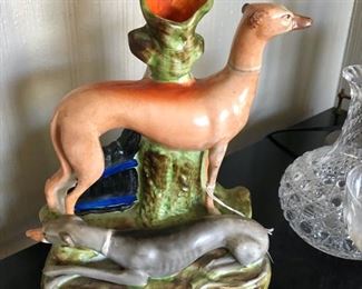 Whippet Staffordshire Pottery.. 