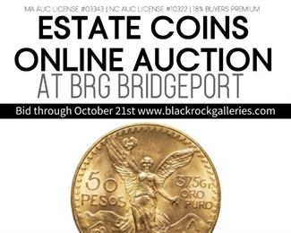 ESTATE COINS ONLINE AUCTION CT Instagram Post