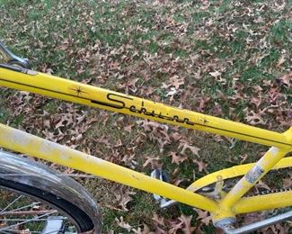 Vintage Schwinn Twinn Yellow Tandem Bicycle