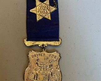 New England Order of Protection Sterling Metal 