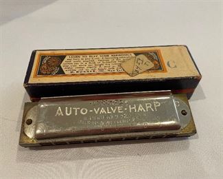 Vintage Auto Valve Harp Hohner Harmonica Made in Germany A1
