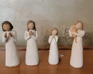 4 Willow Tree Angels