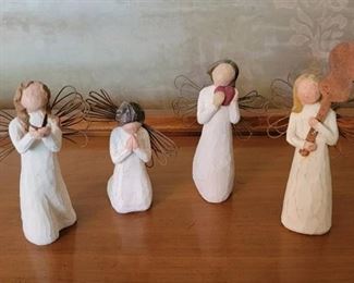 4 Willow Tree Angels