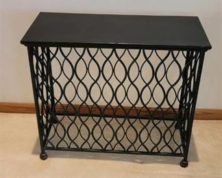Black End Table 28 x 13 x 24