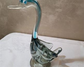 Blown Glass Swan