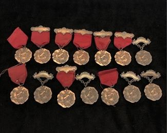 Early 1900's Track & Field Medal Lot - Possibly Bronze