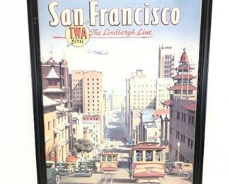 TWA San Francisco Travel Poster