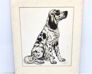 Richard Thompson Pencil Signed & Numbered Dog Print
