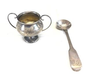Sterling Silver Cup & Spoon