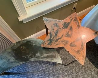 Set of three nesting tables made by New Hampshire artist, Gary Haven Smith.