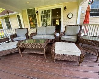 Wicker outdoor furniture 