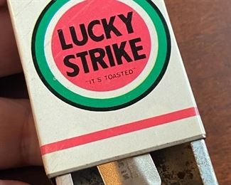 Vintage Lucky Strike personal ashtray