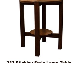 383 Stickley Style Lamp Table 145.00