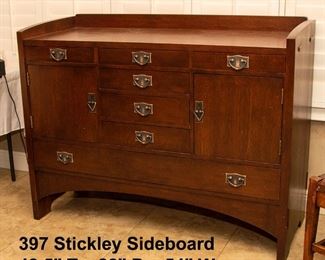 397 Stickley Sideboard 1200.00