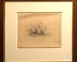 439 Pencil Drawing Bertha Jaques 600.00