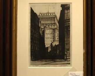 440 Samuel Chamberlain Etching 95.00