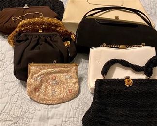 Vintage purses and evening bags