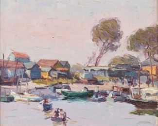 George A. Renouard (American, 1884-1954) "Mill Pond"