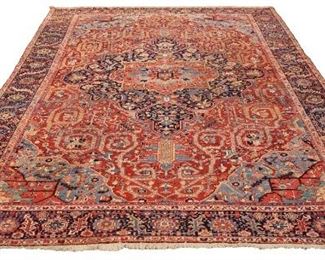 Room Size Heriz Oriental Rug
