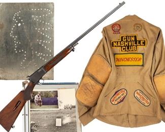 Jim Levack, Work of Art, Shooting Jacket & Winchester Rifle