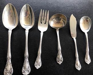 Alvin Sterling Silver Pat. 1940 Serving Pieces