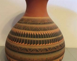 Colorful Carved Pottery