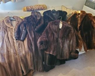 Mink jacket and coats