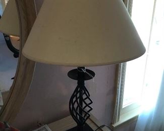 2 Nice iron lamps