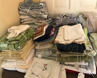 Lovely linens. Unique European Pillow Cases and Futon Pillow covers, hand done linens, blankets, coverlets, towels.