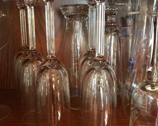 Nice stemmed Champagne Glasses