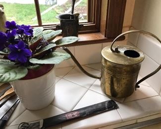 Nice little brass watering can