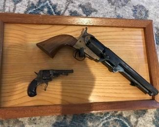 These mounted pistols are black powder only.